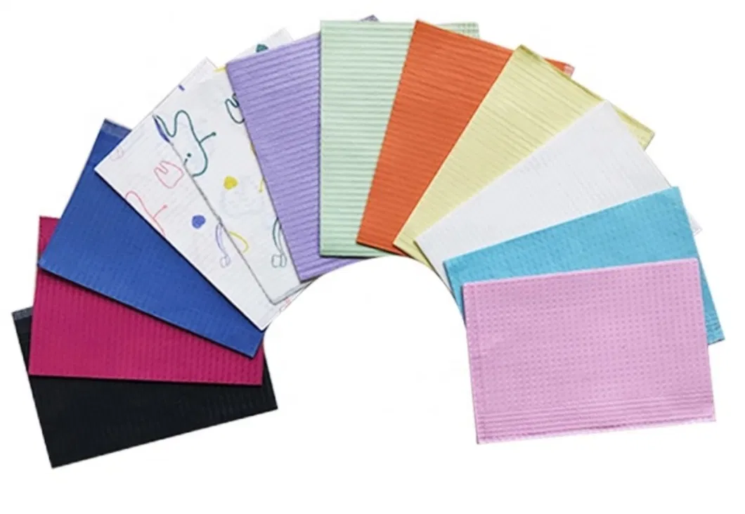 Medical Consumables Without Tie Paper Pads Dental Paper Bibs