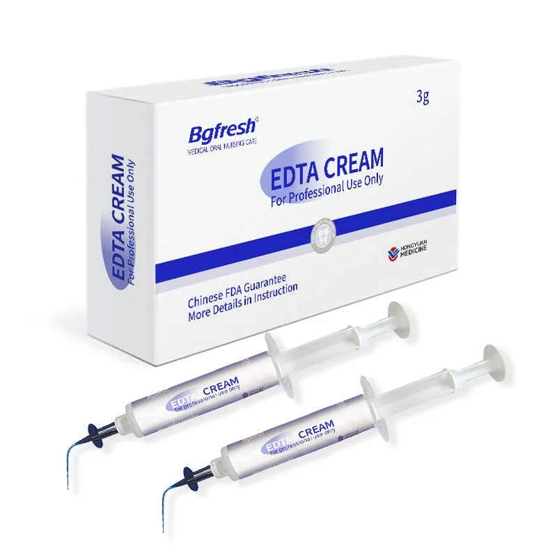 Medical Supply Dental Consumable Material Dental Root Canal Enlargement and Lubricant Cream with EDTA as Antibacterial Preparation Before Root Canal Treatment X