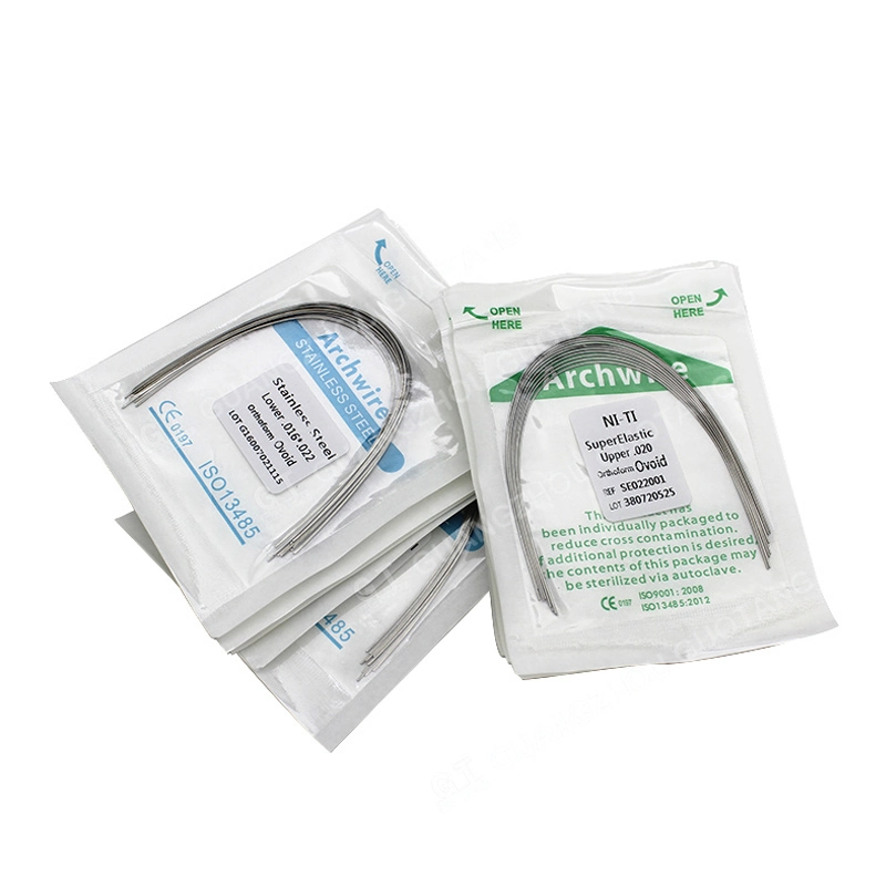 Dental Consumables Orthodontic Braces Thermal Activated Niti Round Arch Wire