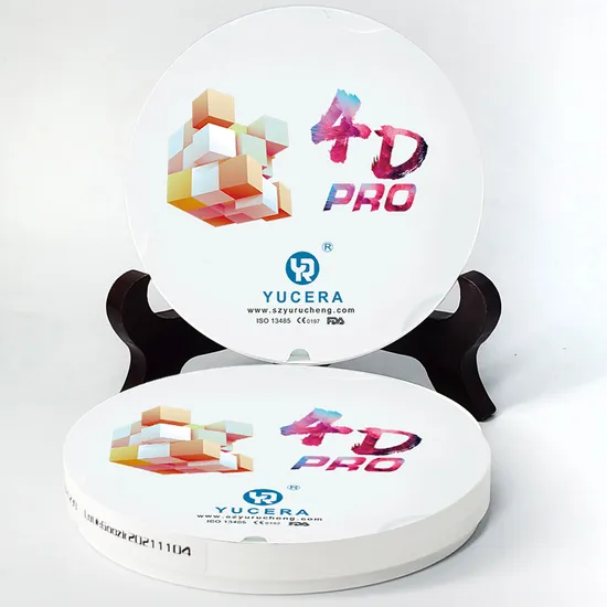 Yucera 4D PRO Dental Zirconia Blocks with Multilayer for Dental Product Distribution 