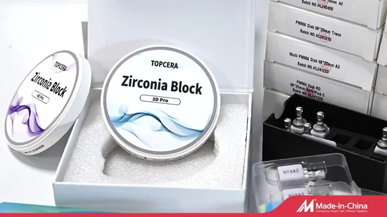 Suoyi 98mm*20mm Monochrome PMMA Disc Dental Lab Material Preshade Block Open System CAD Cam 16 Colors PMMA Blocks/Blanks 