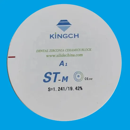 45% Multilayer Zirconia Dental Block Zirconia Blank for CAD Cam Open System 