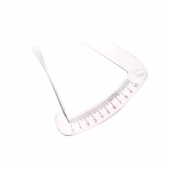 Stainless Steel Dental Lab Crown Wax Thickness Measuring Gauges