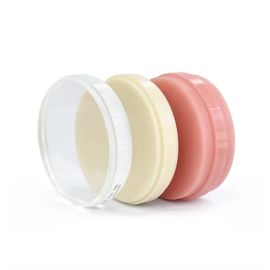 Full Denture Material PMMA Blocks Dental Lab CAD Cam Pink PMMA Discs 