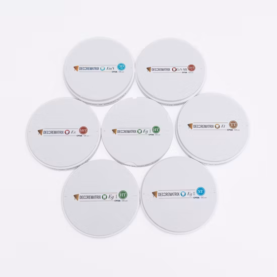 Dental Laboratory Solid Zirconia Block Cadcam Milling Multilayer Zirconium Block