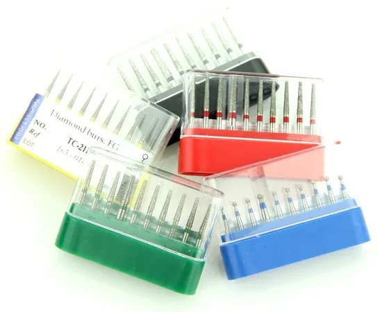 Diamond Dental Burs Dental Diamond Burs for Crown Preparation Manufacturers Dental Material 