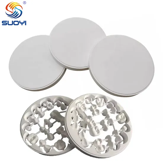 Suoyi Dental Lithium Disilicate Block Glass Ceramic Dental Ceramic Blank C14 Ht A1 A2 Experimental Material Dental Ceramics 