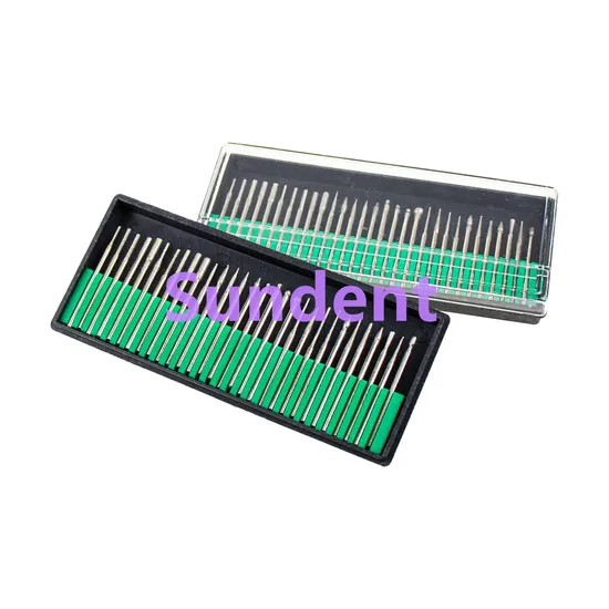 Dental Polishing Grinding Diamond Coated Rotary Points Head Burs Drill Bit 
