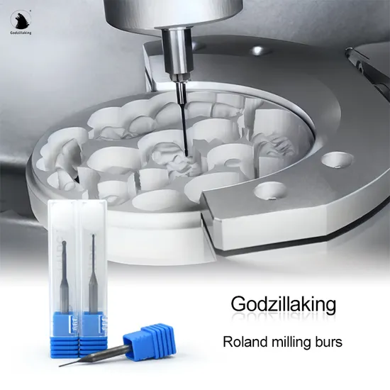 Coated Dental Cadcam Milling Burs for Roland System 