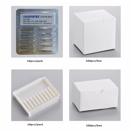 Best Selling Dental Milling Equipment Manufacturer FG Shank Straight Cross Cut Fissure Trimming Hard Alloy Bur FG557 ISO 107/010