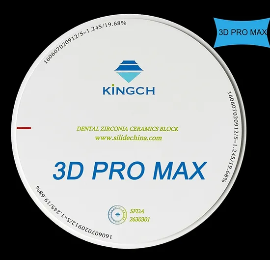 A2 Color Dental Zirconia Block Dental Zirconia Ceramic Blocks Multilayer Zirconia Blocks 