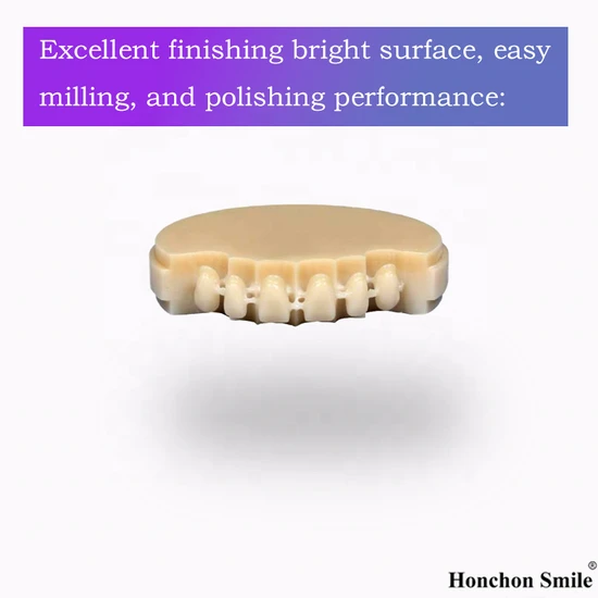 Honchon 98mm Multilayer Dental PMMA Block Flexible Resin PMMA Disc 