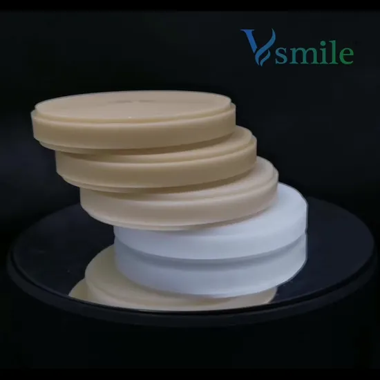 Premium 98mm Acetal Flexible PMMA Disc for Dental Models 